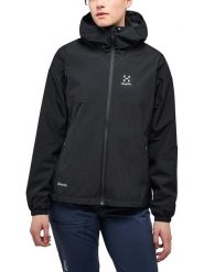 Haglöfs Kurtka przeciwdeszczowa "Kaise GTX" w kolorze czarnym rozmiar: XL. Czarne kurtki przeciwdeszczowe Haglöfs, xl, bez wzorów, bez kaptura, outdoorowe. Za 830.67 zł.