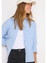 Cecil Koszula w kolorze błękitnym rozmiar: XL. Niebieskie koszule Cecil, xl, bez wzorów, z bawełny, bez kołnierzyka, bez ramiączek. Za 95.46 zł.