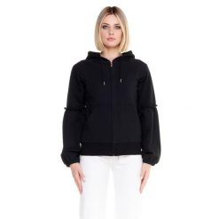 Bluza miękka z bawełna z kaptur na co dzień. Fioletowe bluzy z kapturem LEONE 1947 APPAREL, bez wzorów, z bawełny, bez kaptura, na fitness i siłownię. Za 126.26 zł.