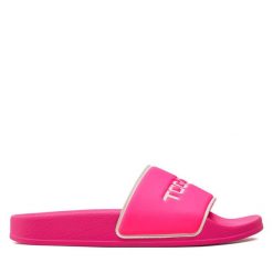 Klapki Togoshi. Czerwone klapki Togoshi, bez wzorów, bez obcasa, bez zapięcia. Za 169.99 zł.