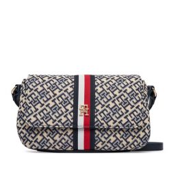 Torebka Tommy Hilfiger. Niebieskie listonoszki Tommy Hilfiger, bez wzorów, bez dodatków. Za 489.99 zł.