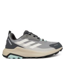 Trekkingi adidas. Szare buty trekkingowe adidas, bez wzorów, bez zapięcia, trekkingowe. Za 369.99 zł.