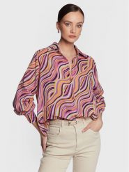 Billabong Koszula Swell EBJWT00102 Fioletowy Oversize. Fioletowe koszule Billabong, s, bez wzorów, z bawełny, bez kołnierzyka, bez ramiączek. Za 289.99 zł.
