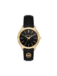 Michael Kors Zegarek Slim Runway MK7553 Czarny. Czarne, analogowe zegarki Michael Kors. Za 789.99 zł.