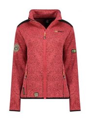 Geographical Norway Kurtka polarowa "Tourbillone" w kolorze koralowym rozmiar: XL. Pomarańczowe kurtki Geographical Norway, xl, bez wzorów, z polaru, bez kaptura. Za 166.10 zł.