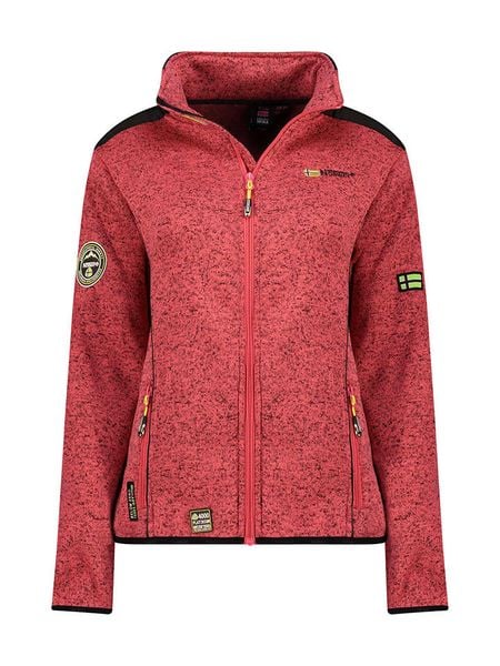 Geographical Norway Kurtka polarowa "Tourbillone" w kolorze koralowym rozmiar: XL. Pomarańczowe kurtki Geographical Norway, xl, bez wzorów, z polaru, bez kaptura. Za 166.10 zł.