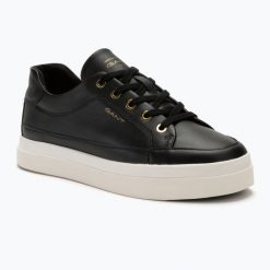 Buty damskie GANT Avona. Czarne buty treningowe Gant, bez wzorów, z materiału, bez zapięcia. Za 249.99 zł.