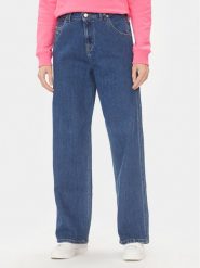 Tommy Jeans Jeansy Daisy DW0DW17185 Niebieski Baggy Fit. Niebieskie jeansy Tommy Jeans, bez wzorów, z bawełny. Za 259.99 zł.