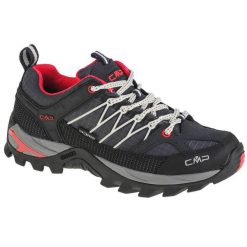 Buty trekkingowe damskie, CMP Rigel Low Wmn. Czarne buty trekkingowe CMP, z materiału, przed kostkę, bez zapięcia. Za 349.99 zł.
