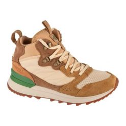 Buty Merrell Apline 83 Sneaker Recraft Mid Wp J007580 beżowy. Brązowe buty treningowe bez wzorów, z gumy, bez zapięcia. Za 687.35 zł.