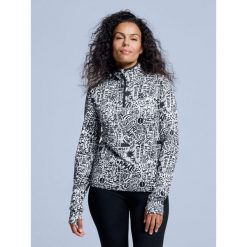 Bluza narciarska - Damska - Cabin Life - Biały/czarny. Białe bielizna termoaktywna damska POEDERBAAS, bez wzorów, z elastanu, bez ramiączek, narciarskie. Za 264.52 zł.