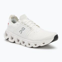 Buty do biegania damskie On Cloudswift 4 white/white. Białe buty do biegania On, bez wzorów, z materiału, bez zapięcia, do biegania. Za 799.75 zł.