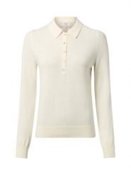 IPURI sweter z dzianiny z zawartością wełny merynosów Kobiety Wełna merino biały, XL. Białe swetry IPURI, xl, bez wzorów, z dzianiny, biznesowe, bez ramiączek. Za 249.95 zł.