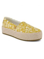 TOMS Espadryle w kolorze żółtym rozmiar: 43,5. Żółte espadryle TOMS, bez wzorów, bez obcasa. Za 165.99 zł.