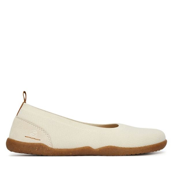 Baleriny Josef Seibel. Białe baleriny Josef Seibel, bez wzorów, bez obcasa, bez zapięcia. Za 235.99 zł.