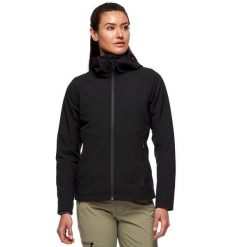 Bluza turystyczna rozpinana damska Black Diamond Element Hoody. Czarne bluzy Black Diamond, l, bez wzorów, sportowe, bez ramiączek, bez kaptura. Za 446.99 zł.