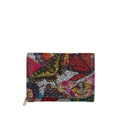 Mały Kolorowy Portfel Damski BajuBaj z Motywem Motyli – Styl i Bezpieczeństwo RFID PD2003cs13. Portfele bez wzorów, ze skóry. Za 156.00 zł.