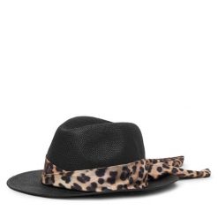 Kapelusz Liu Jo. Czarne kapelusze Liu Jo, bez wzorów. Za 259.99 zł.