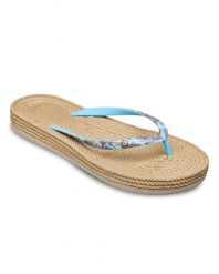 Kalpki japonki damskie SOUTH BEACH. Niebieskie japonki Roxy, bez wzorów, z gumy. Za 119.99 zł.