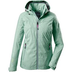 Kurtka damska Killtec - Vojak WMN SOFTSHELL JCKT B. Zielone kurtki przejściowe sportowe Killtec, bez wzorów, z softshellu, bez kaptura, trekkingowe. W wyprzedaży za 200.00 zł.
