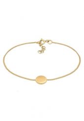 Elli Damski wisior płytkowy Basic Geo ze srebra próby 925 Sterling Silver pozłacany Bransoletki 1 ct. Szare bransoletki Elli, pozłacane. Za 178.99 zł.
