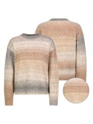 Fresh Made Sweter w kolorze beżowo-szarym rozmiar: S. Brązowe swetry Fresh Made, s, bez wzorów, bez ramiączek. Za 118.84 zł.