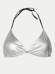 HUGO Góra od bikini 50535242 Srebrny. Szare bikini Hugo, bez wzorów, z syntetyku. Za 139.99 zł.