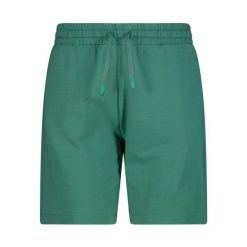 Szorty damskie CMP. Zielone szorty sportowe CMP, bez wzorów, z bawełny. Za 119.99 zł.