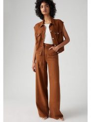 Levi's Dżinsy - Comfort fit - w kolorze brązowym rozmiar: W26/L33. Brązowe jeansy Levi's, l, z aplikacjami, z tkaniny, klasyczne, z podwyższonym stanem. Za 223.46 zł.