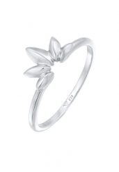 Elli Damski Kształt Liścia Natura Elegancki ze srebra próby 925 Sterling Silver Pierścionki 1 ct. Szare pierścionki Elli, srebrne. Za 203.99 zł.