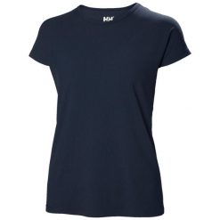 Koszulka damska Helly Hansen Crewline Top. Niebieskie topy sportowe Helly Hansen, bez wzorów. Za 179.99 zł.