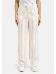 Smith & Soul Spodnie w kolorze beżowo-różowym rozmiar: S. Brązowe spodnie materiałowe Smith & Soul, bez wzorów, z materiału, z podwyższonym stanem. Za 173.99 zł.