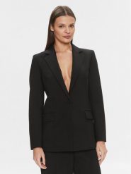 Hugo Marynarka Atana-2 50514087 Czarny Regular Fit. Czarne marynarki i żakiety Hugo, bez wzorów, z syntetyku, bez ramiączek. Za 1,299.00 zł.