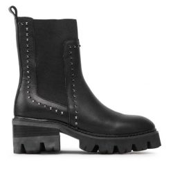 Botki Alma En Pena. Czarne botki Alma En Pena, bez wzorów, bez obcasa, na słupku, bez zapięcia. Za 439.99 zł.