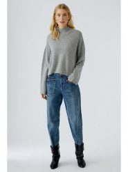 Oui Wełniany golf w kolorze szarym rozmiar: 38. Szare swetry Oui, bez wzorów, z kaszmiru, bez ramiączek. Za 409.45 zł.