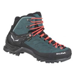 Buty Trekkingowe Damskie Salewa Mtn Trainer Mid Gtx. Brązowe buty trekkingowe Salewa, z gumy, za kostkę, bez zapięcia. Za 914.99 zł.