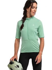 Schöffel Koszulka kolarska "Montalcino" w kolorze turkusowym rozmiar: 44. Niebieskie t-shirty sportowe Schöffel, bez wzorów, z materiału, bez ramiączek, rowerowe. Za 136.13 zł.