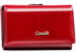 Portfel damski 4U Cavaldi czerwony PX23-20-BL. Czerwone portfele 4U Cavaldi, bez wzorów, ze skóry. Za 51.99 zł.