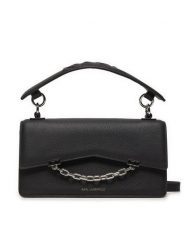 KARL LAGERFELD Torebka 245W3028 Czarny. Czarne torebki klasyczne KARL LAGERFELD, bez wzorów, ze skóry, bez dodatków. Za 779.99 zł.