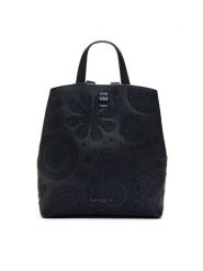 Desigual Plecak Dejavu Sumy Mini 25SAKP02 Czarny. Czarne plecaki Desigual, bez wzorów, ze skóry, bez dodatków. Za 189.99 zł.