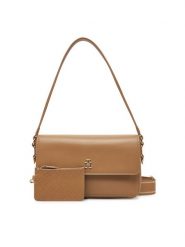 Tommy Hilfiger Torebka Th Distinct Conv Crossover AW0AW17219 Brązowy. Brązowe torebki klasyczne Tommy Hilfiger, bez wzorów, ze skóry, bez dodatków. Za 339.99 zł.