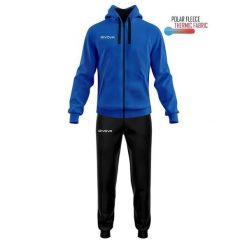 Kurtka polarowa Givova King. Czarne kurtki Givova, xl, bez wzorów, z dresówki, sportowe, z kapturem. Za 215.50 zł.