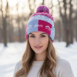 Czapka zimowa z haftem KEEZA. Czapki zimowe KEEZA, bez wzorów, sportowe. Za 58.00 zł.