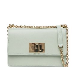 Torebka Furla. Niebieskie kopertówki Furla, bez wzorów, wizytowe, bez dodatków. Za 1,619.00 zł.