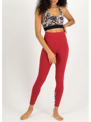 Blutsgeschwister Legginsy "Ohmm" w kolorze czerwonym rozmiar: XL. Czerwone legginsy Blutsgeschwister, bez wzorów, z bawełny. Za 114.71 zł.