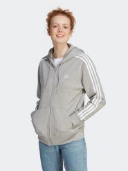 Adidas Bluza w kolorze szarym rozmiar: L. Szare bluzy adidas, l, bez wzorów, bez ramiączek, bez kaptura. Za 168.06 zł.