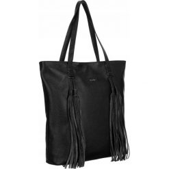 Shopperka skórzana boho Rovicky TWR-164 czarna. Czarne torebki klasyczne ROVICKY, bez wzorów, ze skóry, boho, bez dodatków. Za 389.99 zł.