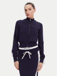 PINKO Bluza Wellington Maglia 104738 A2FQ Granatowy Regular Fit. Niebieskie bluzy Pinko, xs, bez wzorów, z wiskozy, bez kaptura. Za 929.99 zł.
