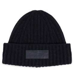 Czapka Tommy Hilfiger. Niebieskie czapki zimowe Tommy Hilfiger, bez wzorów. Za 299.99 zł.