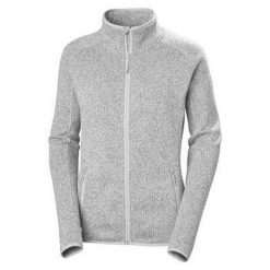 Polar dla kobiet Helly Hansen Varde 2.0. Szare bluzy z polaru Helly Hansen, bez wzorów, z polaru, trekkingowe. Za 532.50 zł.
